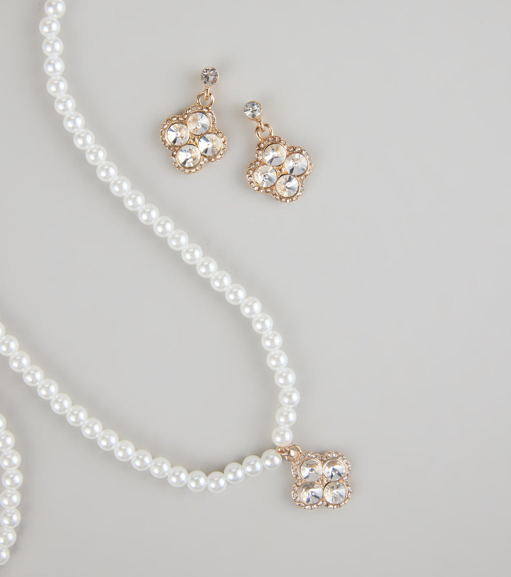 Pearl Princess Charm Jewelry Set