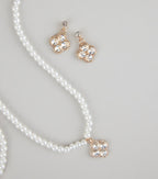 Pearl Princess Charm Jewelry Set