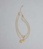 Effortlessly Stacked Layered Chain Necklace
