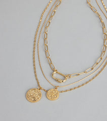 Effortlessly Stacked Layered Chain Necklace