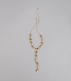 Effortless Edge Statement Lariat Necklace