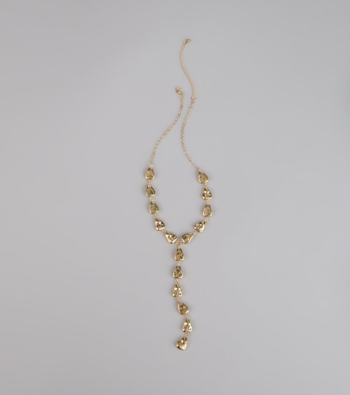 Effortless Edge Statement Lariat Necklace