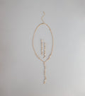 Luxe Glow Necklace And Earrings Set