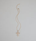Divine Detail Faux Pearl Cross Necklace
