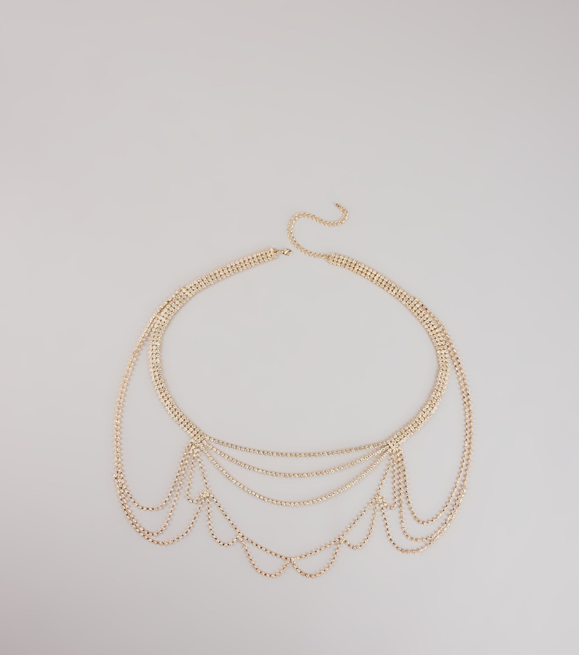 Starfall Rhinestone Body Chain