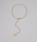 Faithfully Chic Cross Necklace
