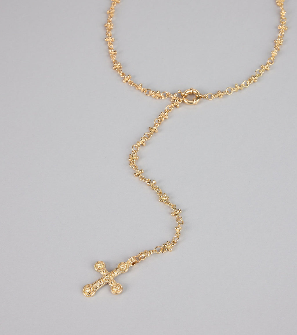 Faithfully Chic Cross Necklace