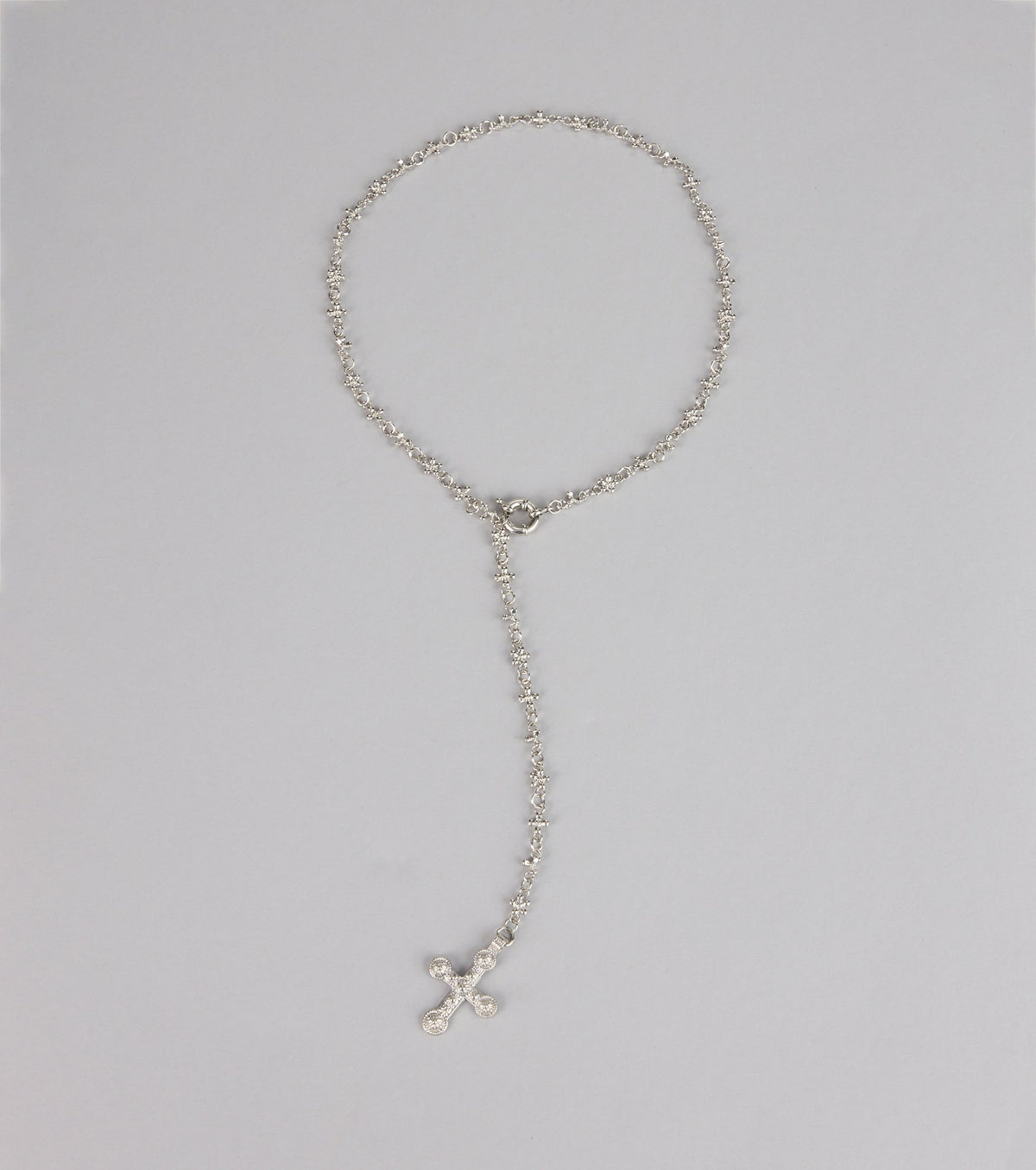 Saintly Chic Cross Pendant Necklace