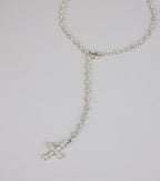 Saintly Chic Cross Pendant Necklace