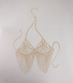 Goddess Drip Rhinestone Bra Chain Necklace