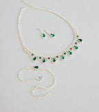 Glam Theory Necklace And Earrings Set