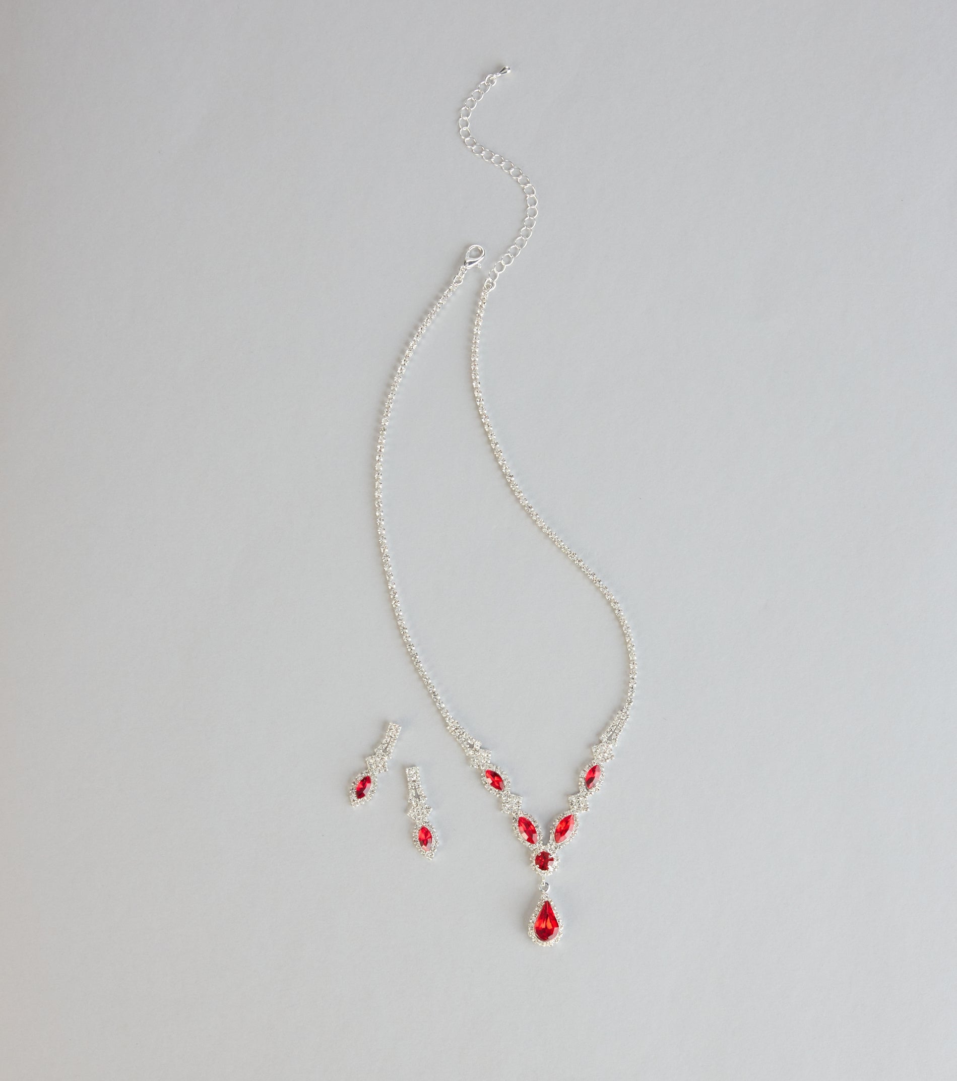 Regal Glow Necklace And Earrings Set