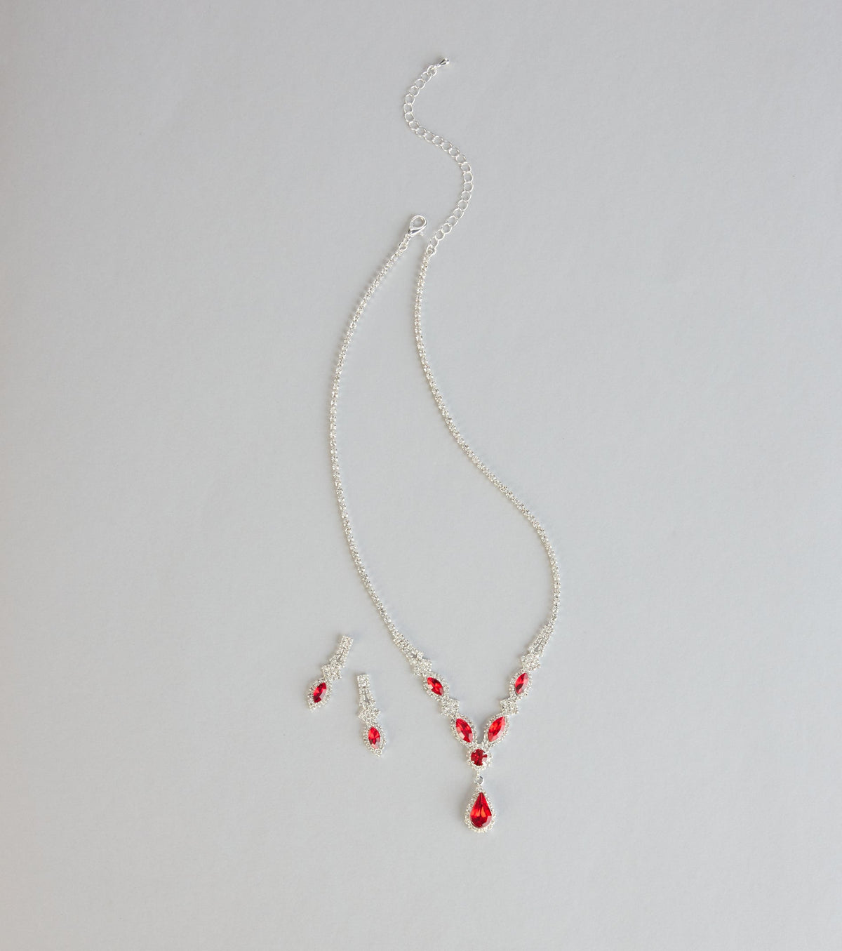 Regal Glow Necklace And Earrings Set