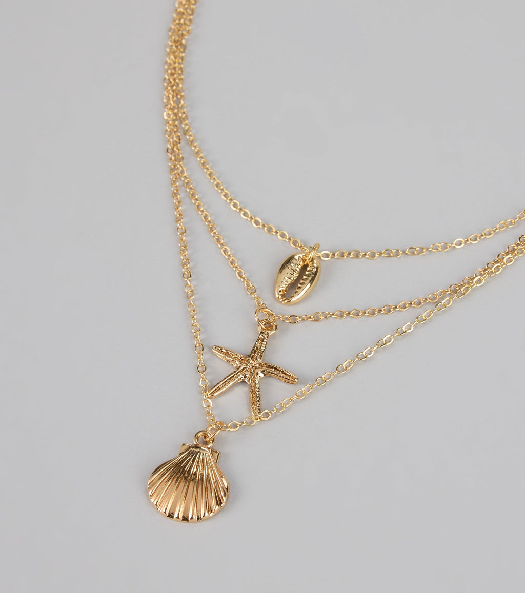 Seaside Sweetheart Layered Necklace