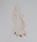 Charm Game Layered Necklace Set