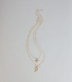 Heaven Sent Rose Charm Necklace
