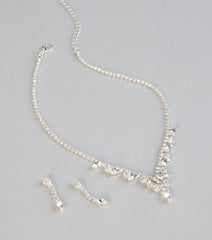Sparkle Moment Rhinestone Jewelry Set