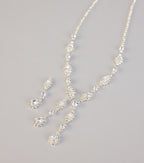 Dazzling Elegance Necklace And Earrings Set