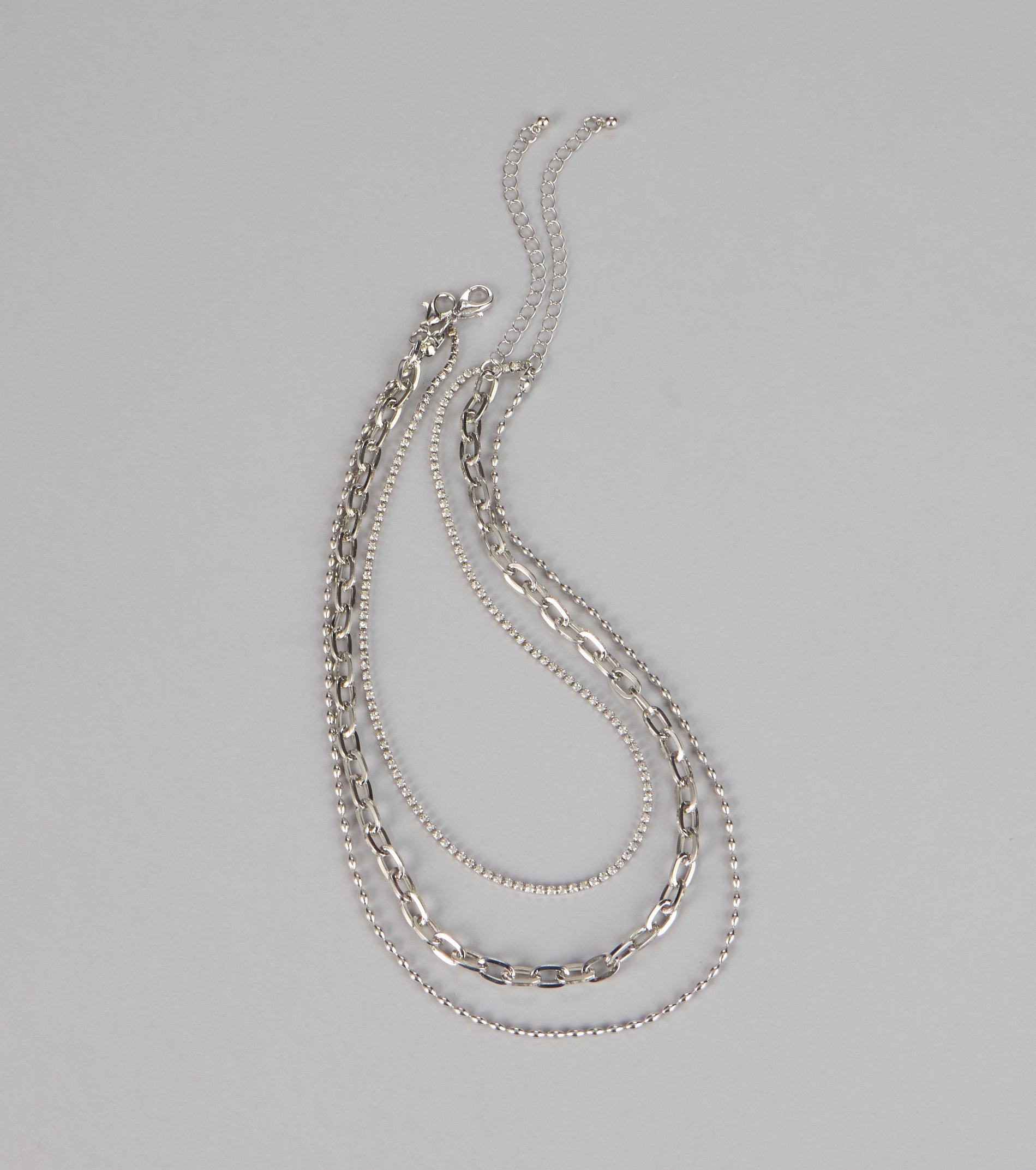 Stacked And Sparkle Necklace