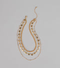 Link Up Layered Necklace