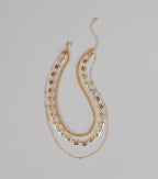 Link Up Layered Necklace
