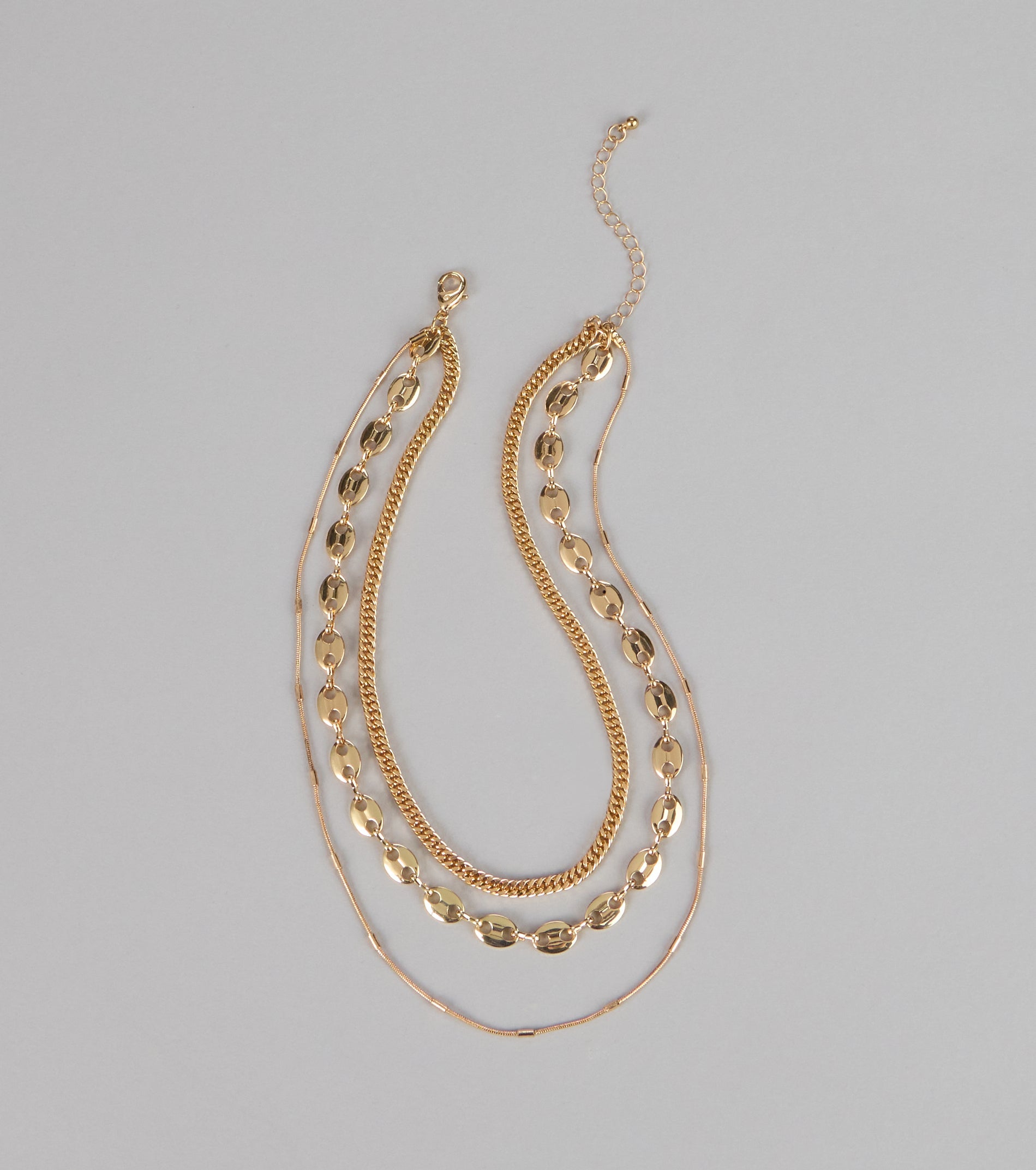 Link Up Layered Necklace