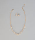Blooming in Sparkle Floral Jewelry Set