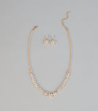 Blooming in Sparkle Floral Jewelry Set