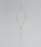 Midnight Details Colored Stone Necklace