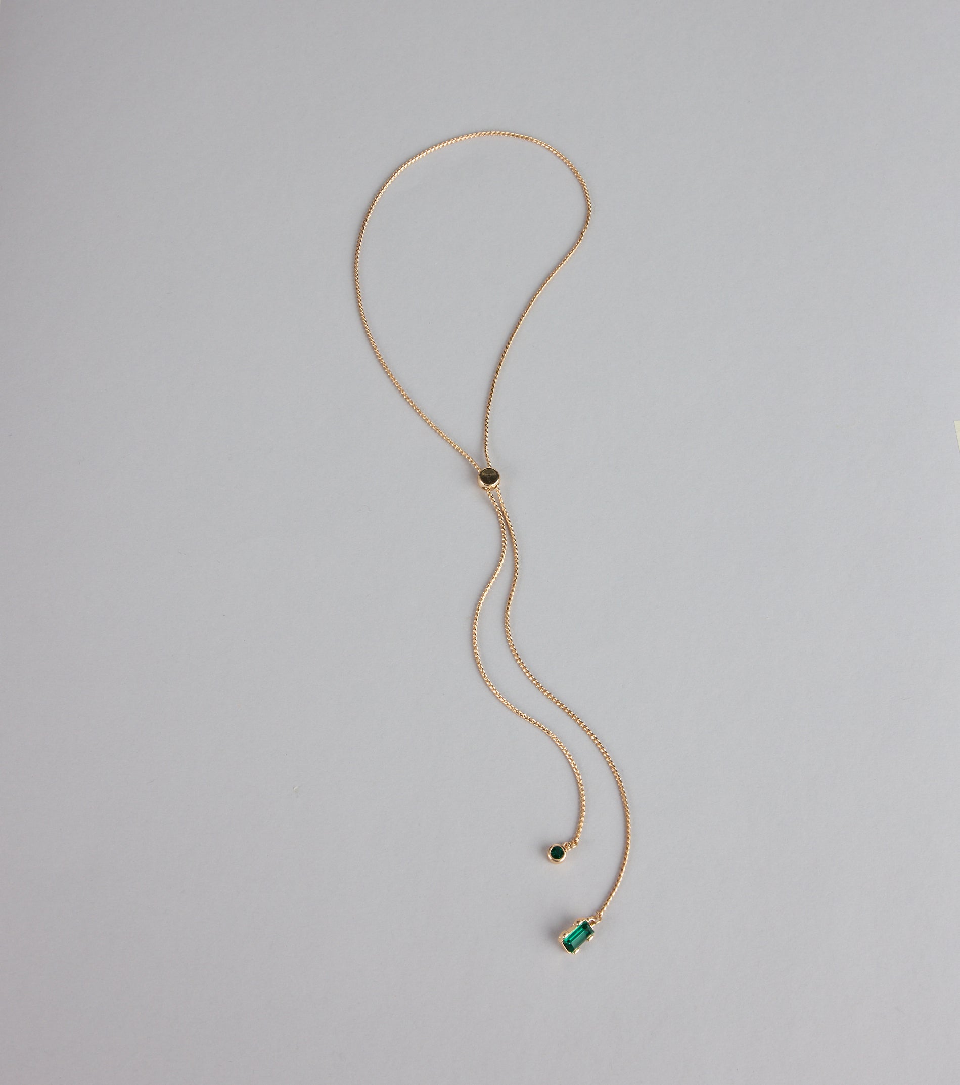 Hint Of Glamour Slider Necklace