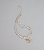 Love Notes Pearl Charm Necklace