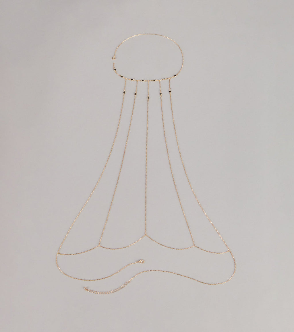 Quiet Luxury Back Chain Body Jewelry