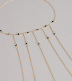 Quiet Luxury Back Chain Body Jewelry