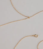 Delicate Glow Rhinestone Body Chain