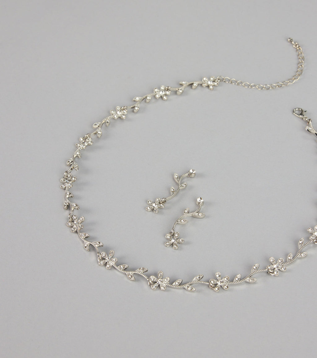 Daisy Glow Crystal Jewelry Set