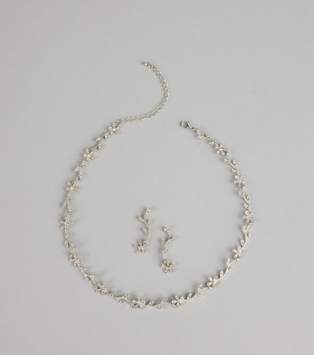 Daisy Glow Crystal Jewelry Set
