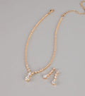 Luminous Glow Cubic Zirconia Jewelry Set