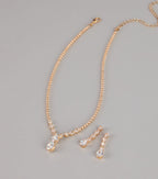 Luminous Glow Cubic Zirconia Jewelry Set