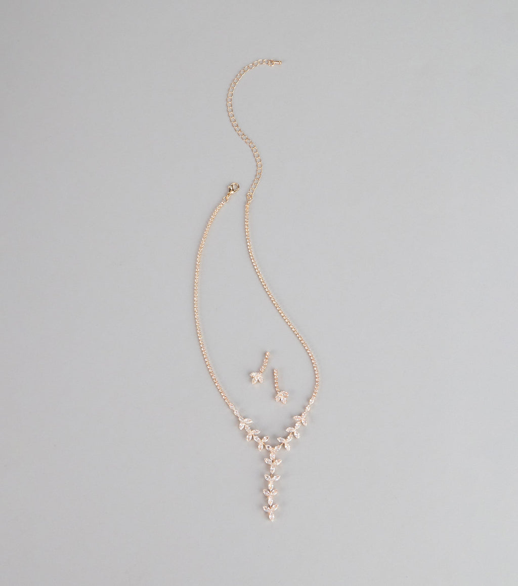 Soft Spark Vine Necklace Set