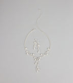 Crystal Vine Necklace And Earring Set