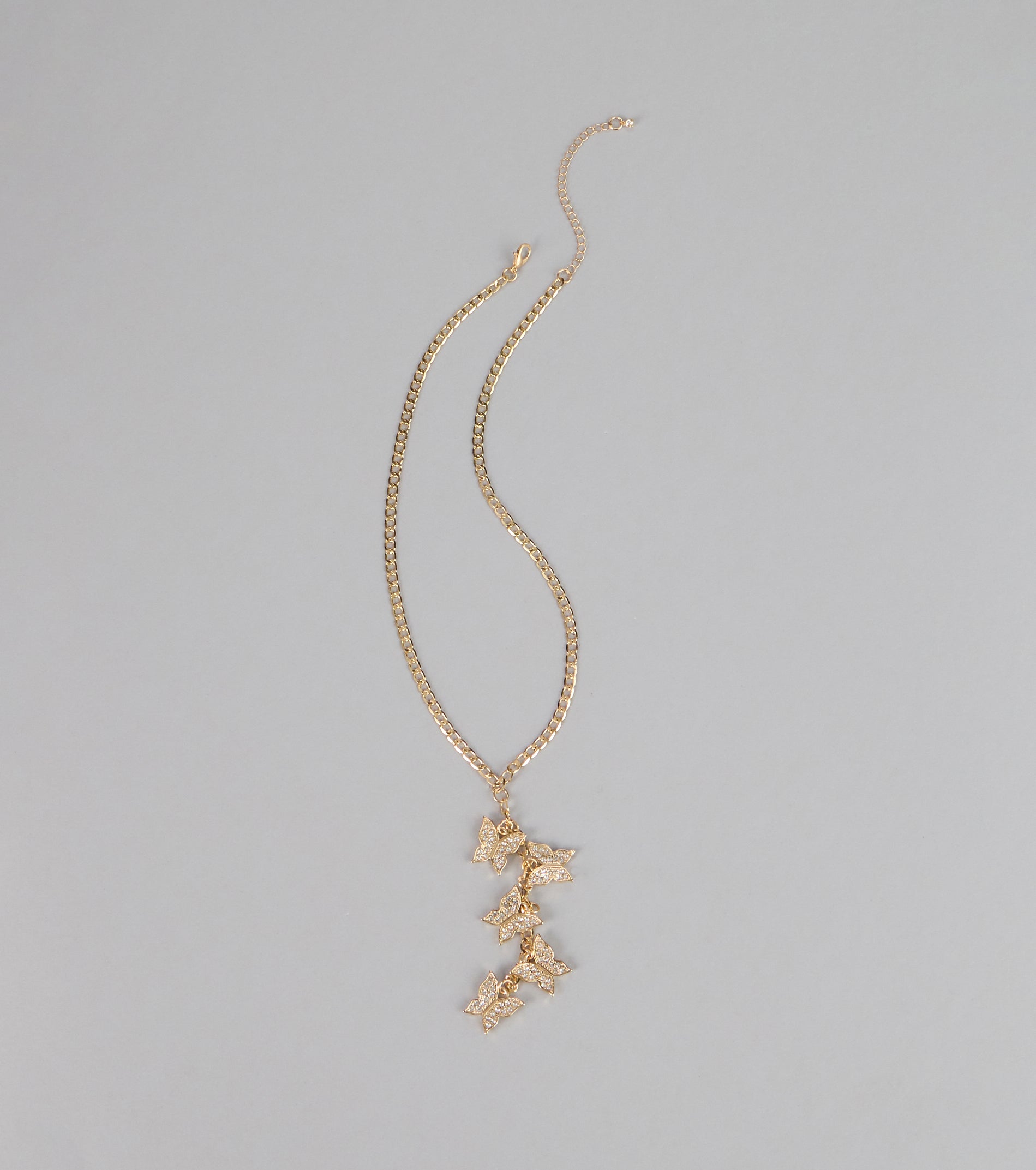 Glimmer Butterfly Chain Necklace