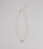 Charmed in Pearls Layered Necklace