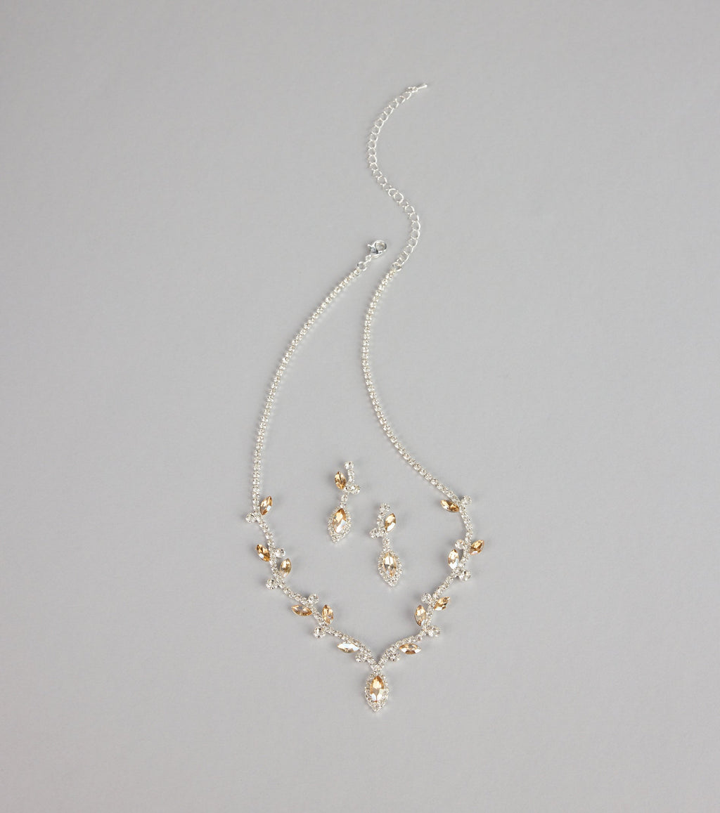 Stunning Glow Marquise Jewelry Set