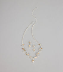 Stunning Glow Marquise Jewelry Set