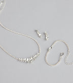 Dazzle Point Marquise Jewelry Set