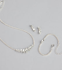 Dazzle Point Marquise Jewelry Set