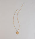 Quiet Grace Cross Pendant Necklace