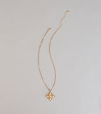 Quiet Grace Cross Pendant Necklace