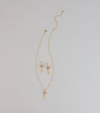 Locked In Love Heart Key Jewelry Set