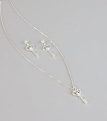 Little Secrets Heart Key Jewelry Set